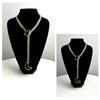 Elegant Star Moon O Rings Choker Necklace for Women Adjustable Cuban Lariat Y Necklace Jewelry Statement Pieces