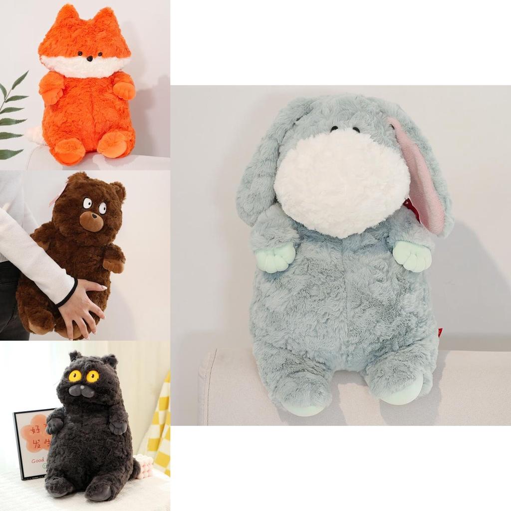 Niedliches Popo Wawa Starrende Katze Plüschtier Perfektes Geburtstagsgeschenk für Mädchen