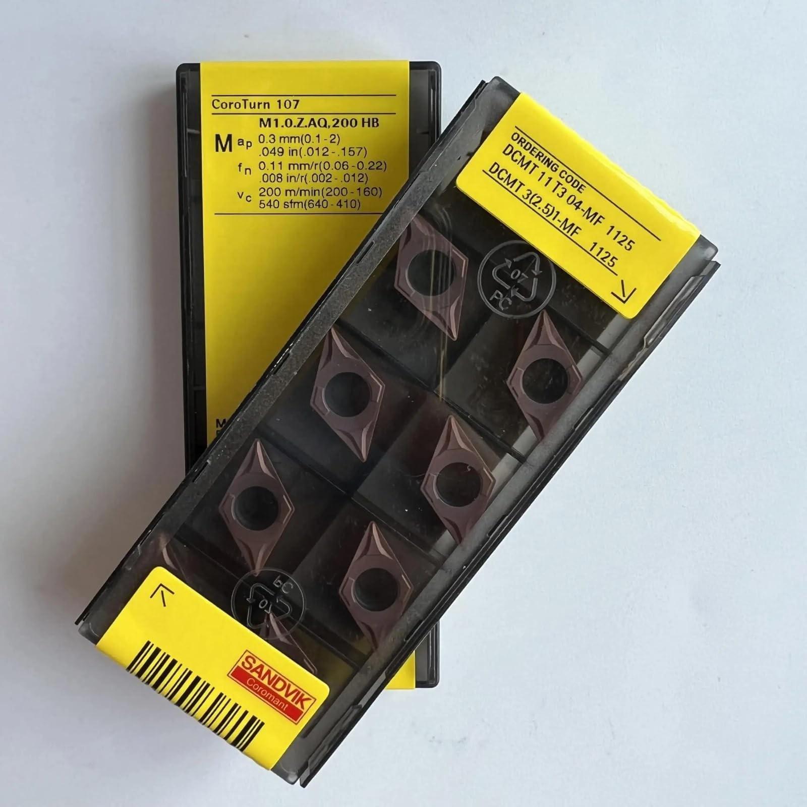 

Original Sandvik / DCMT11T304-MF 1125 /Carbide CNC Blade 10 PCS