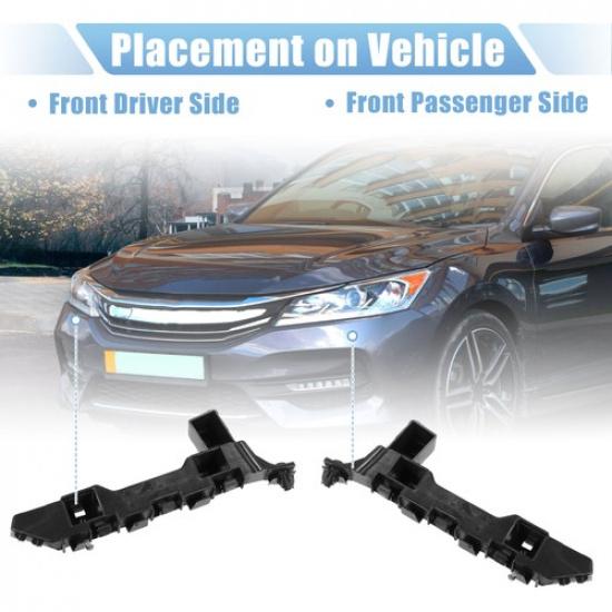 Front Bumper Bracket Retainer Spacer Mounting Support TWO  for Honda