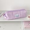 1Pc Fashion Korean Stars Pencil Case Student Stationery Large Capacity Storage Handheld Pen Bag Kids Back To School Supplies
