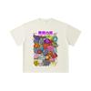 260 GSM Double Yarn 32 Count 100% Cotton One Piece V52 Devil Fruits Print Unisex Heavy Cotton T Shirt