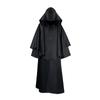 Męskie i damskie kostiumy na Halloween Ponury płaszcz z kapturem peleryny kurtka długi płaszcz
