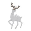 Christmas Elk Ornaments Christmas American Snow Deer Plastic Pendants Flocking Atmosphere Decoration Decorations