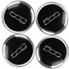 4ks 60mm středové kryty kol auta pro Fiat 500 5CC Logo krytka středového náboje kola auta odznak emblému krytka pro Fiat 124 125 125 500 695