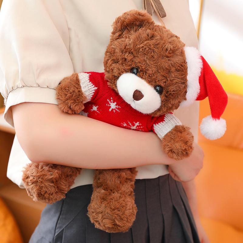 Christmas Teddy Bear Plush Toy Bear Doll Hug Bear To Give Your Best Friend To Children Christmas Birthday Gift