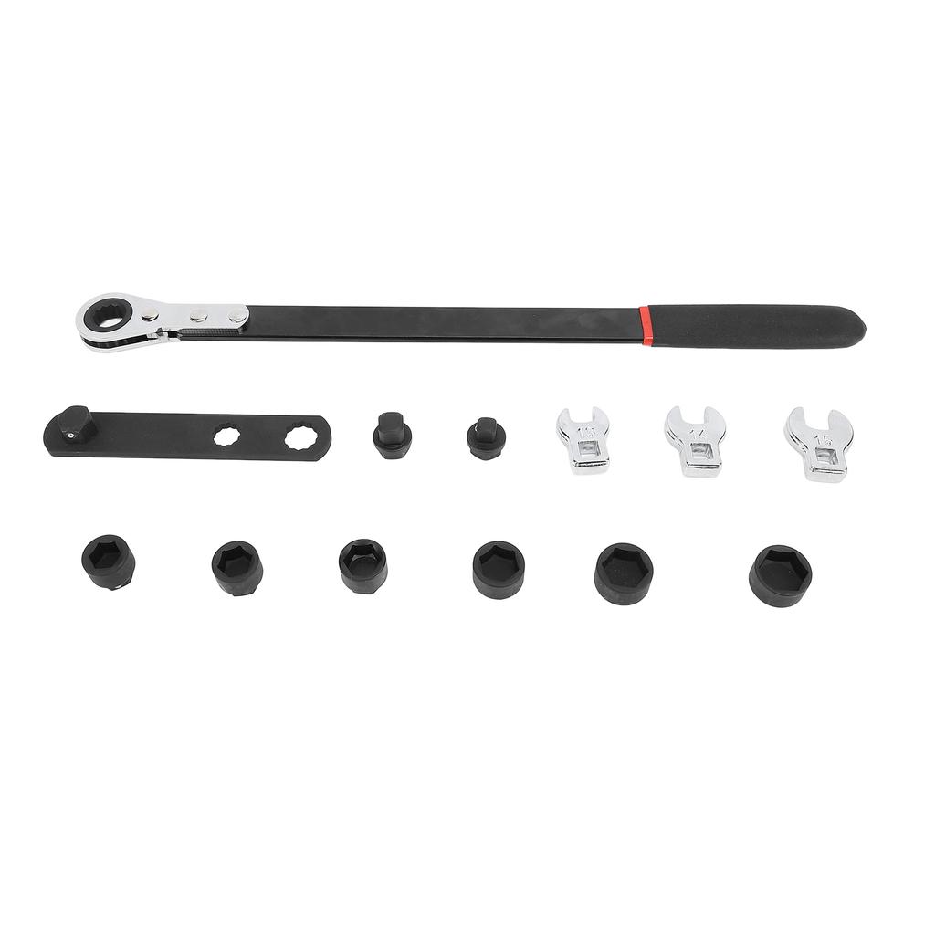 Ratschen-Serpentinenriemenwerkzeug Einfach zu bedienen Robustes Ratschen-Serpentinenriemenspanner-Werkzeugset für Autoreparatur