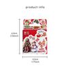 46/52pcs Merry Christmas Stickers Set Mini Letters Notes Sticker for DIY Decoration Album Diary Gift Seal