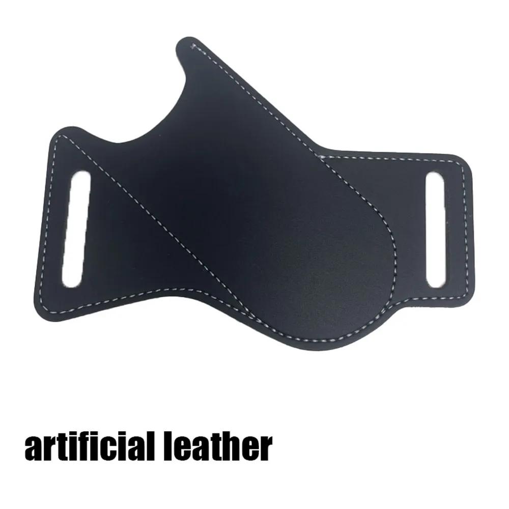 Leather Pocket EDC Belt for Man Folding Knife Sheath for 5 Inch Folding Cross Draw Right Side Carry Open Top 2025