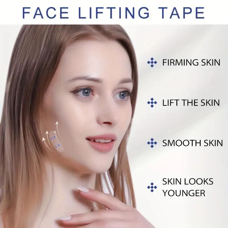 1PCS Face Lifting Tape, for Eye, Double Chin & Neck, Instant Skin Tightening, Waterproof, Transparent Face Shaping Patches, Facial Lifting
