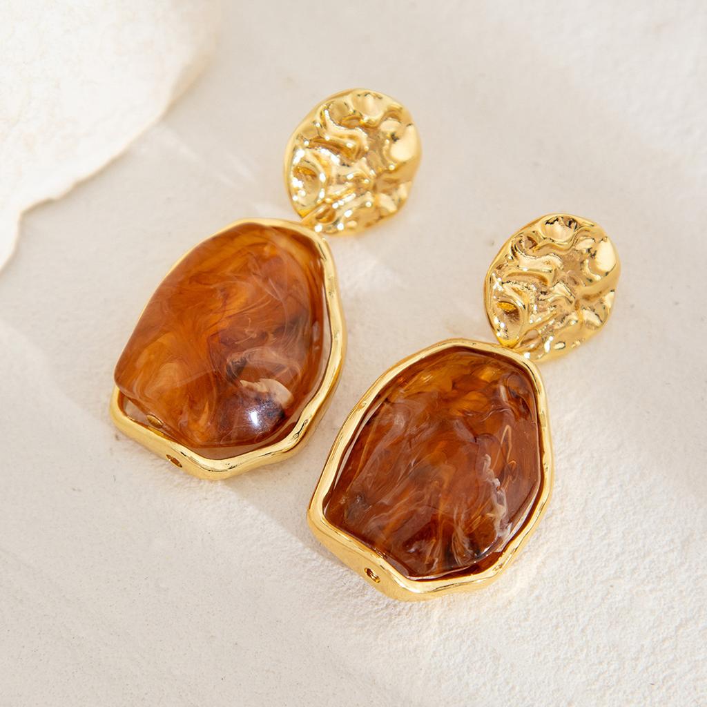 Women Square Earrings with Pearls Female Hypo-allergenic Lightweight Earrings for Woman Daily Party Matching