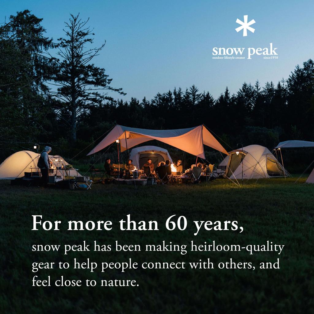 Snow Peak Trek Titanium Plate Titanium Plate for Solo Camping STW-002T - Ultra-lightweight