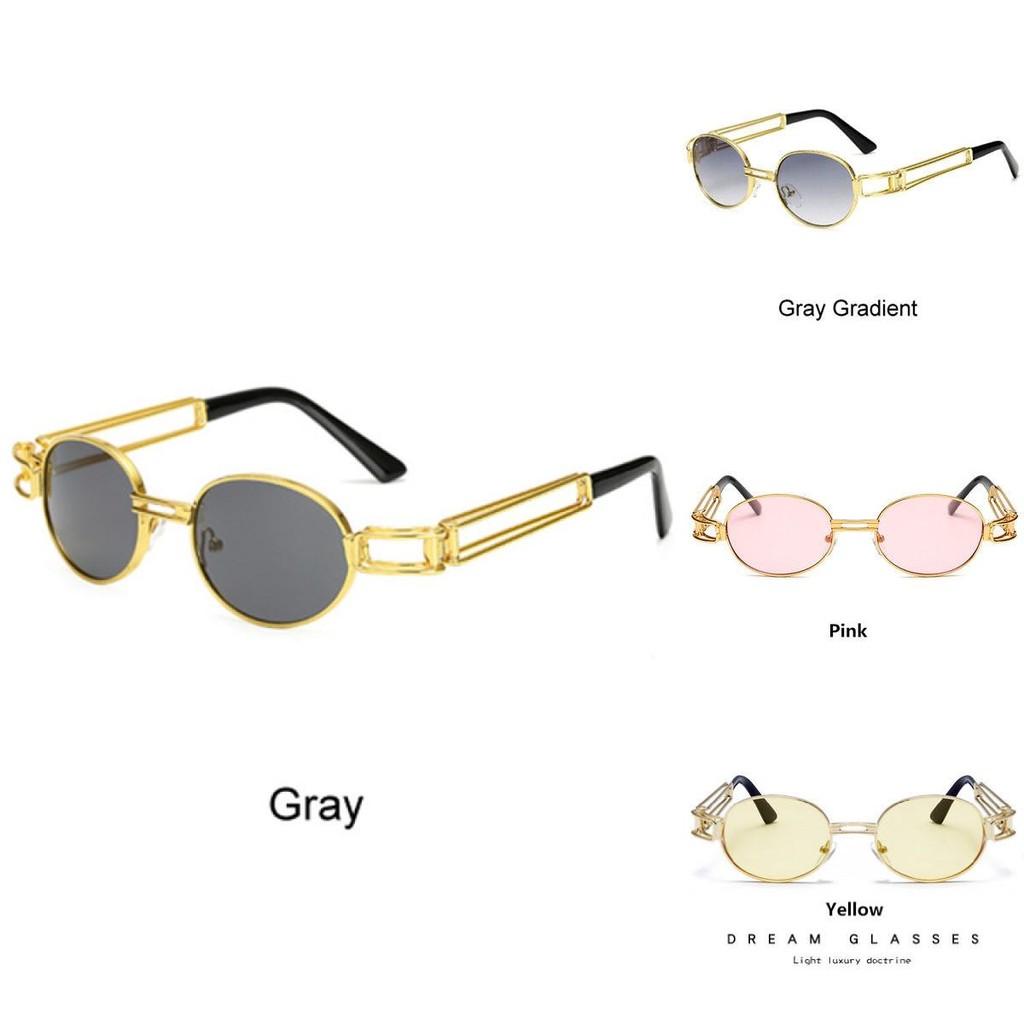 2021 Summer Steampunk Glasses Metal Frame Fashion Sunglasses With Uv400 Protection