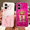 For Honor 400 5G Global Case DNY-NX9 New Crown Flower Letter Soft Silicone TPU Cover For Huawei Honor400 6.55" Phone Shell Funda