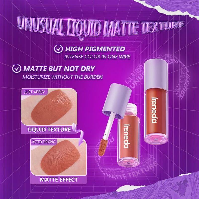 IRENEDA - Matte Lip Glaze - 6 Colors