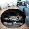 Sk Sturm Graz Crest Custom Name Round Area Rug Carpet Rug For Living Room Bedroom Sofa Playroom Decor Nonslip Floor Mat