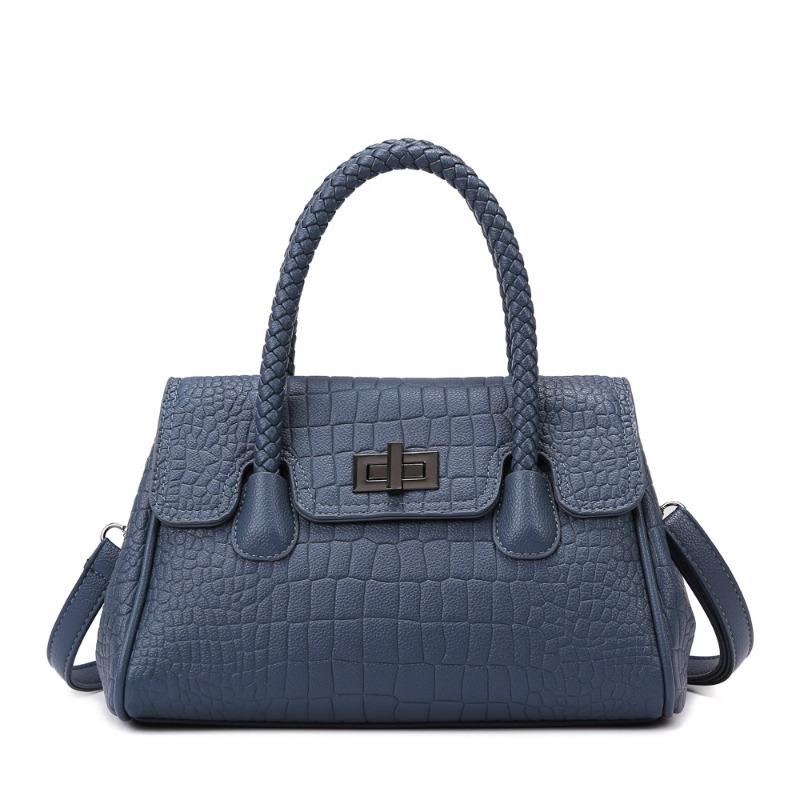 

Женские сумки, высококачественные текстурированные сумки, нишевые сумки-мессенджеры большой вместимости, модные и универсальные ретро сумки через плечо. синий