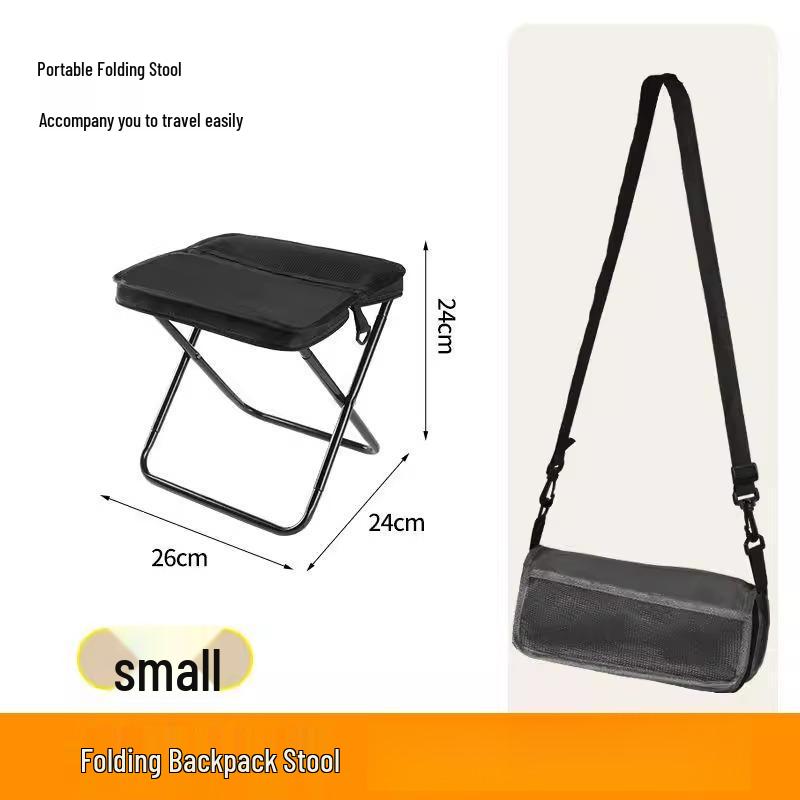 Kids' Portable Folding Stool & Pencil Case for Camping, Fishing, and Travel