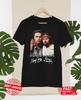 George Jones - Johnny Paycheck Uomo Camicia Nera S-3XL Q68914