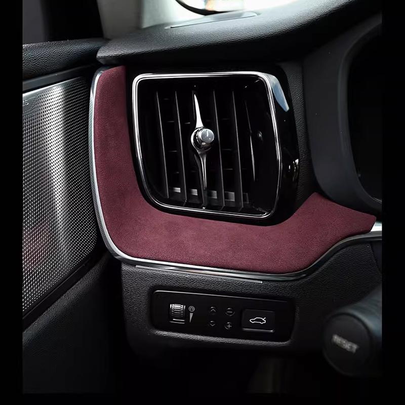 Für Volvo XC60 Innendekoration Mittelkonsolenfolie Wildleder Innenzubehör 2018-2026