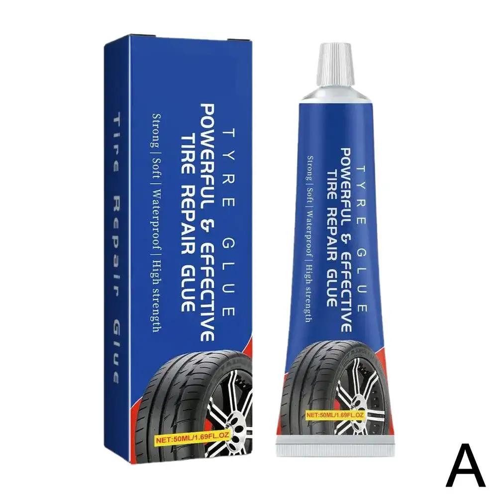 Car Tire Repairing Glue Tire Repair Black Glue Strong Wear-resistant Car Rubber Instant Strong Tools Adhesive Non-corrosive Z7Q2