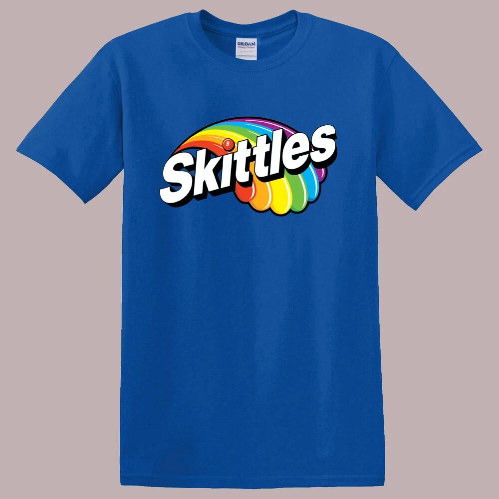 

Skittles Мужская Синяя Футболка Топ Унисекс L