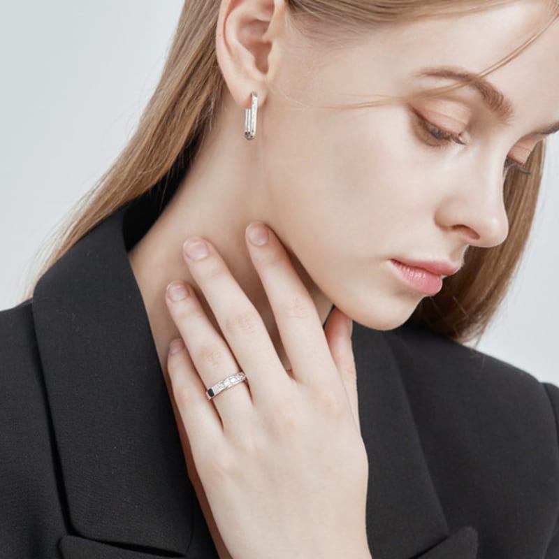 GEIGER Jewelry Cubic Mood Ring GISVWR011