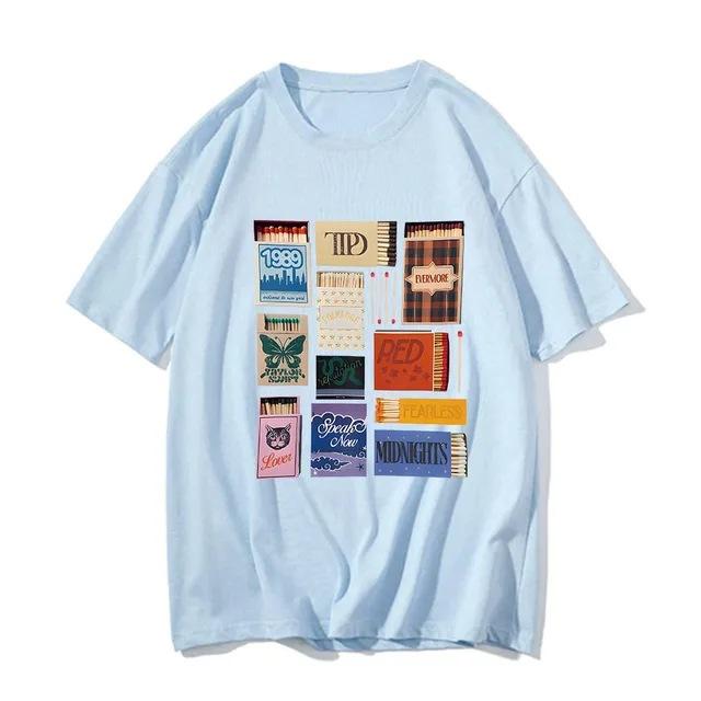 Twilight Saga T Shirt Women Unisex Forks Vintage Printed T Shirts Tee Vampire Aesthetic Book Lover Graphic TShirt Streetwear