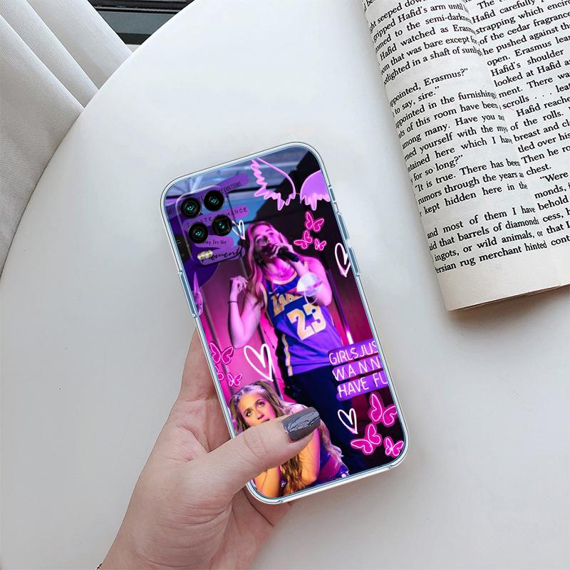 

RP69 Tate McRae Transparent Phone Case for Samsung Galaxy A04 A04S A14 A23 A34 A54 M23 M33 M52 M53 Galaxy A34 5G