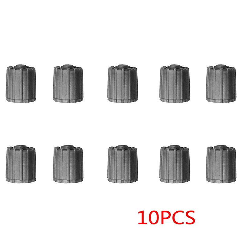 

10Pcs/Pack Nylon Universal Car Tire Valve Port Grey Car Accessories DIY Dust Caps Tyre Pressure Sensor Valve with Gasket 10PC серый