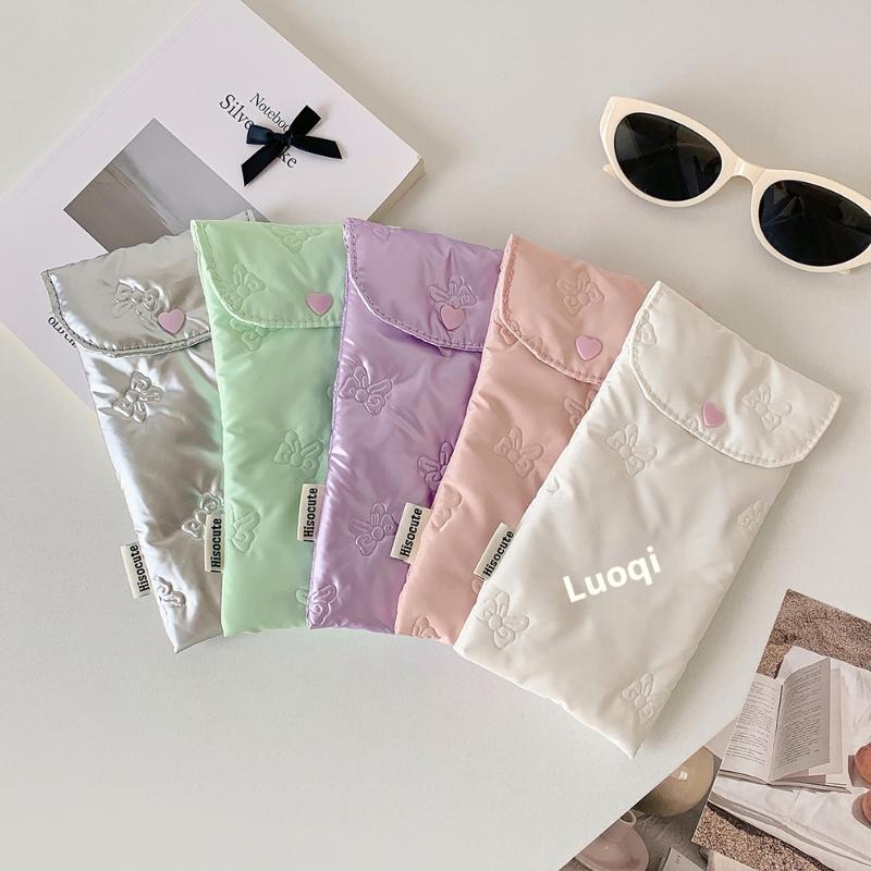 Bow Snap Pencil Case, Stationery Storage Bag Bow Decoration Pencil Case, Cosmetic Bag And Pencil Case