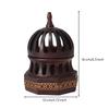 Scent Burner with Openwork Enclosure Decorative Resin Ventilated