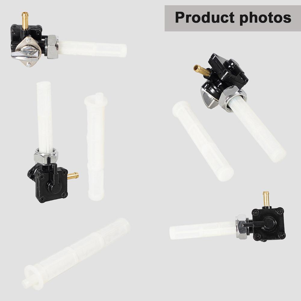 Motorcycle Fuel Valve Petcock with Male Thread Replace 6133894D Fuel Valve Switch