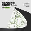 New Automatic Umbrella Weather and Rain Vinyl Cartoon Cute Sun Umbrella Creative Three Fold