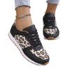 2024 Frühling Herbst Dicke Sohle Print Lässig Schnür-Sneakers Damen Outdoor Laufschuhe Fitnessschuhe Tênis Zapatos Para Mujeres