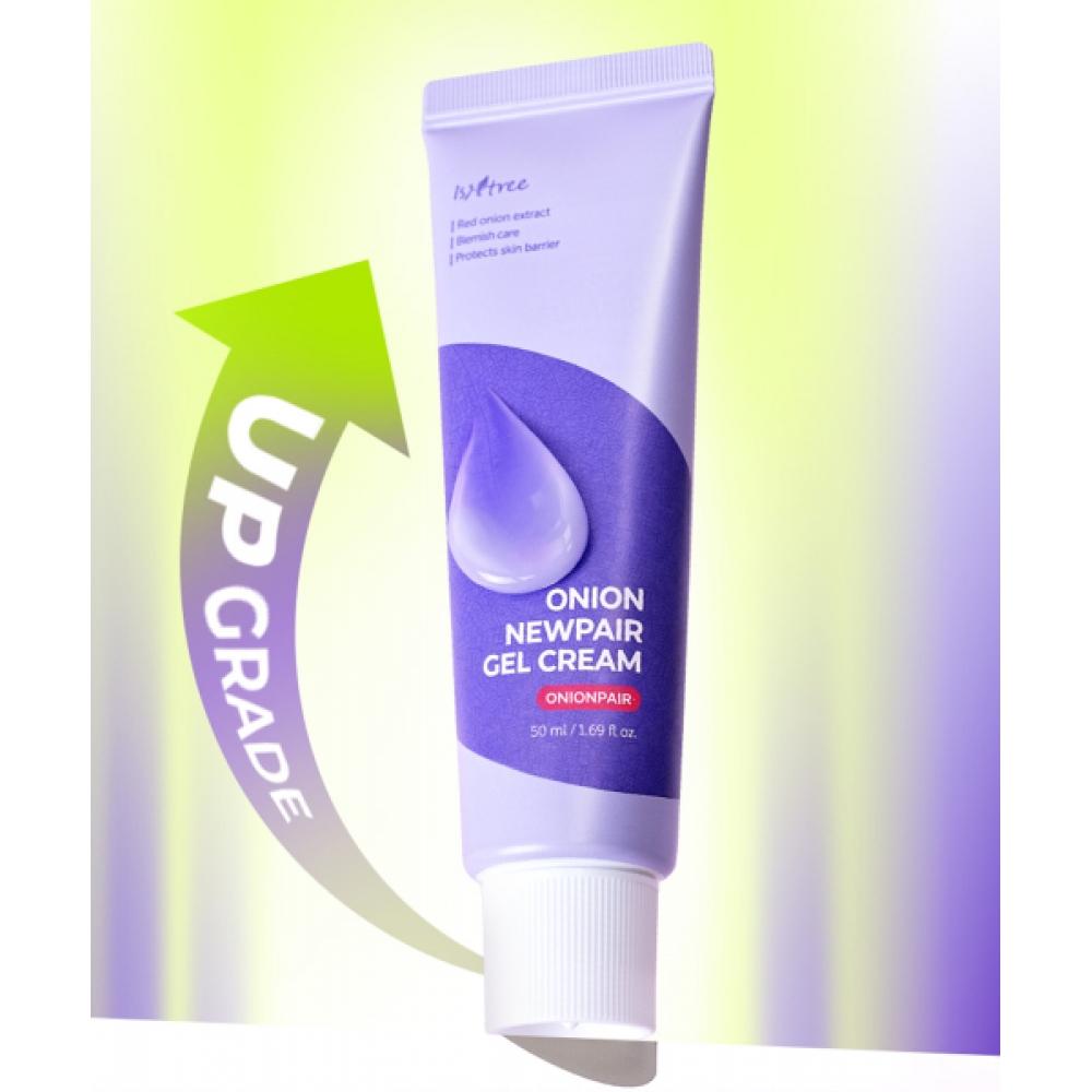 Isntree [2pack] Onion New Fair Gel Cream Plus 50ml+50ml  Gift  Onion New Fair Pad 20 Sheets 