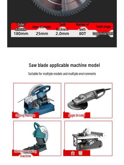 Gold King Eco-Friendly Circular Saw Blade for Woodworking: Paint-Free, Flat-Top Tooth, No Chipping