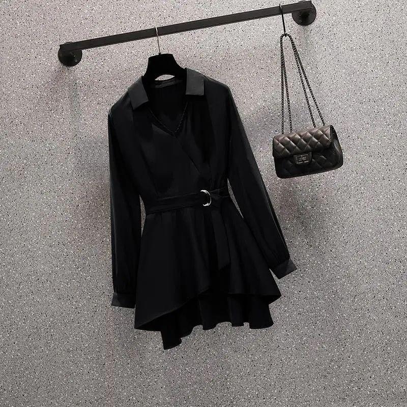 Large Size Women's Waist Slimming Shirt Women 2026 New Shirt