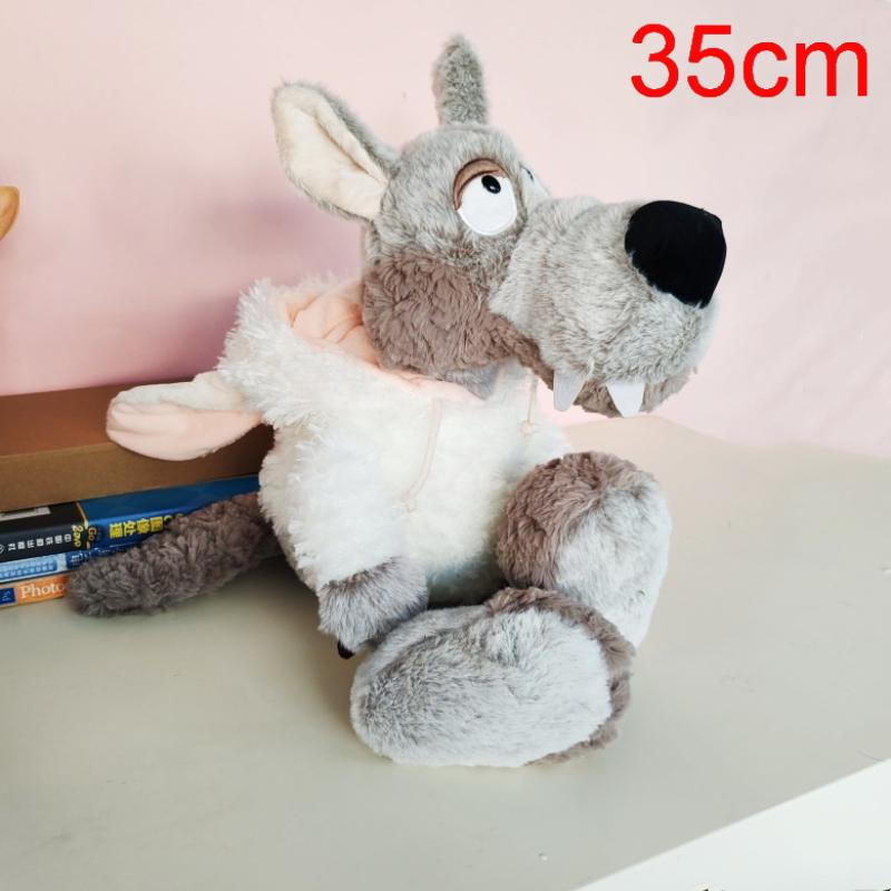 1Pcs Creative Stuffered Fairy Tale Animal Doll Soft Wolf In Sheep S Clothing Plush Toy Kawaii Children S Toys Haloween Gifts
