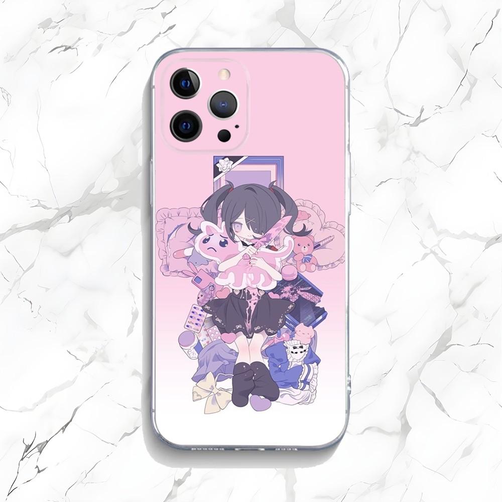 Needy Girl Overdose Game Phone Case For iPhone 15,14,13,12,11 Plus,Pro,Max,XR,XS,X,7,8 Plus,SE,Mini Transparent Silicone Soft