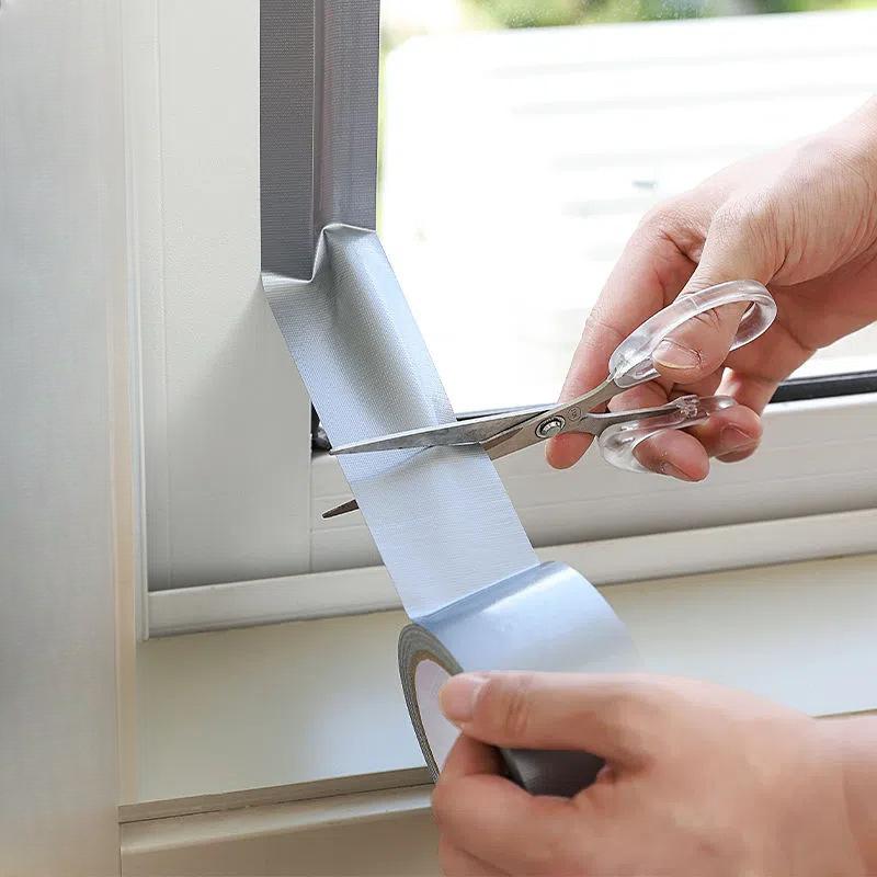 Bandă Antivânt pentru Ferestre și Uși, Etanșare Impermeabilă, Bandă Rezistentă la Umiditate și Izolantă Termic, Bandă Adezivă pentru Goluri