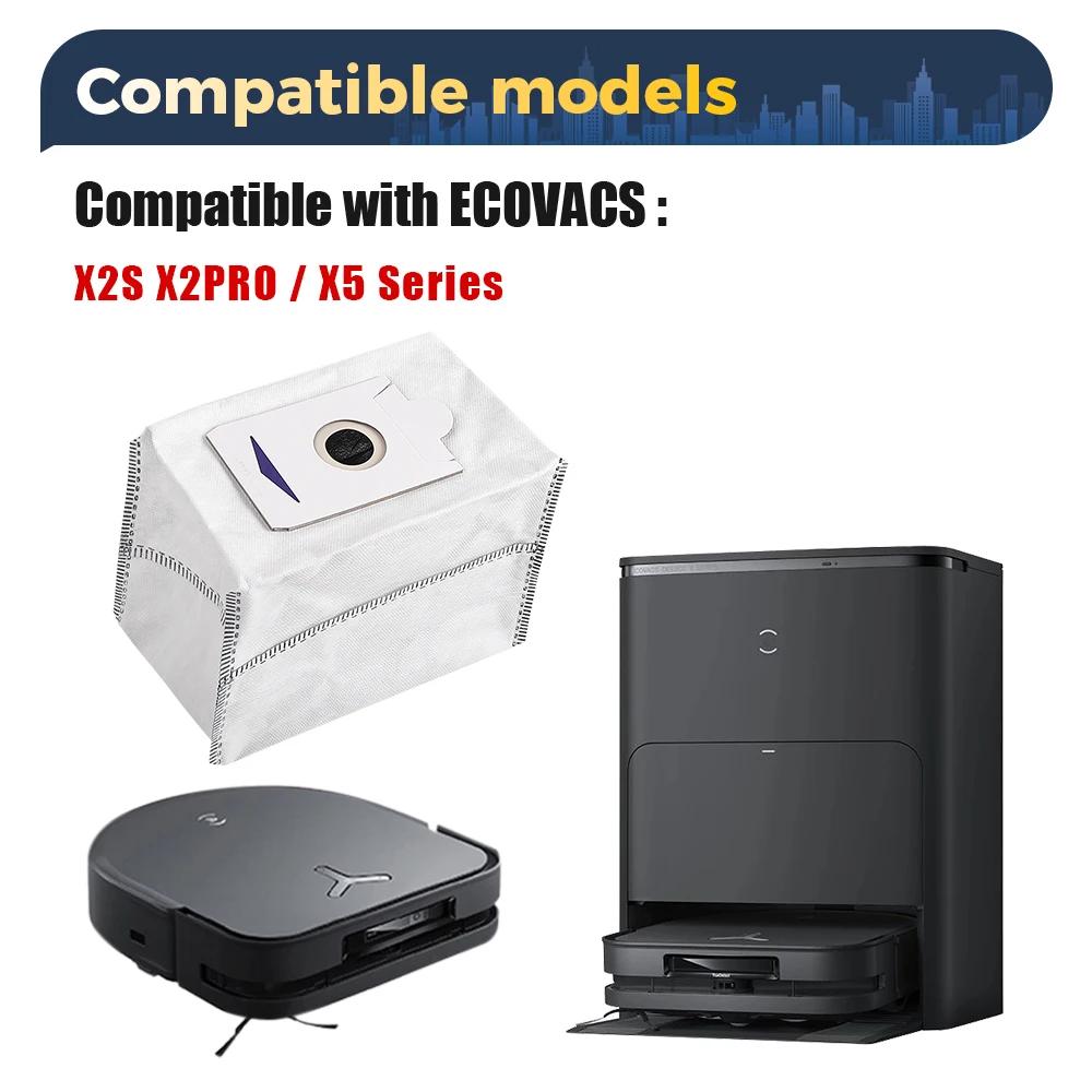 For Ecovacs Debot X5 OMNI /X5 PRO OMNI/X5 PRO/X5 Max Vacuum Cleaner Roller Brush Side Brush Hepa Filter Dust Bags Parts