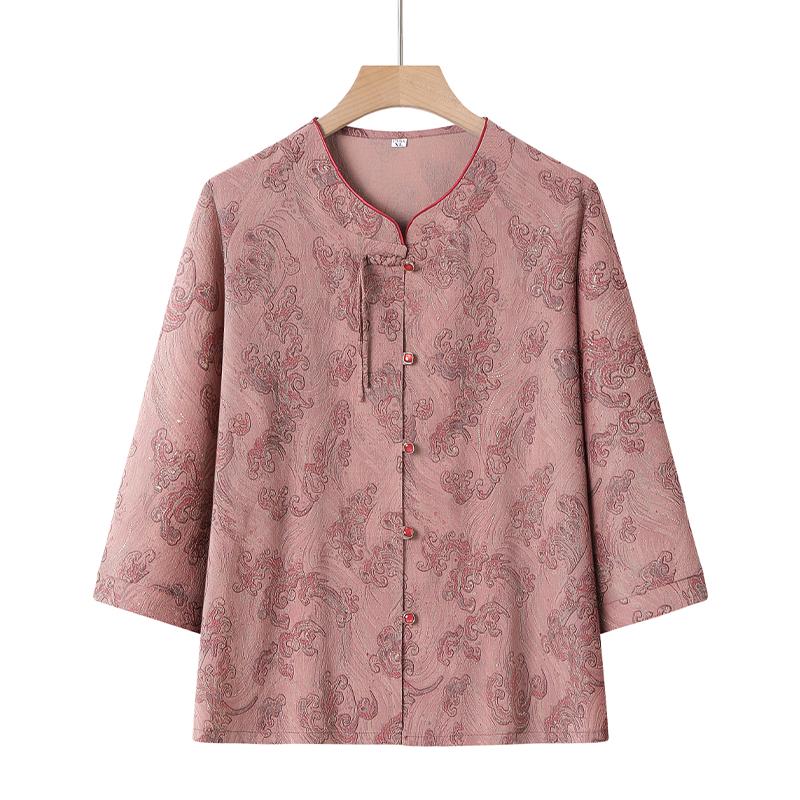 

Spring Apparel for Women 70+, Grandma s Light Cardigan & Summer Tops, Mother s Day Gift Set 5XL (Recommended 140-158 lbs)
