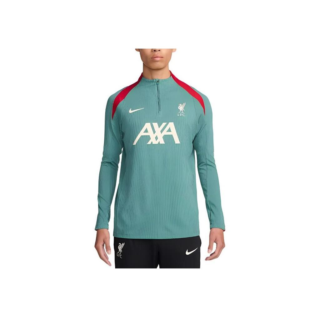 Nike X Liverpool FC Collaboration Liverpool Strike Elite Training Comfortable Casual Long Sleeve T-Shirt Men Tops FN9278-362