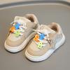 Children's Sports Shoes 2025 Spring and Autumn New Boys' Little White Shoes Cartoon Girls' Casual Board Shoes Soft-soled Baby Shoes