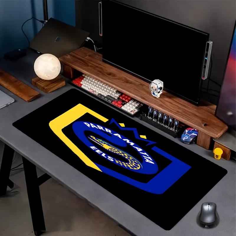 Parramatta Eels Print Mouse Pad, Anti‑Slip Desktop keyboard Mat, for PC Laptop Gaming Working Daily Use, Cool Festival Birthday Gift