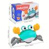 Crawling Crab Toy Induction Escape Crab Electric Pets Musical Toys Toddler Crawling Toys Interactive Toys for Children Gifts