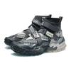 Li Ning CF Mars Crisis High-Top Trendy Casual Sports Shoes Men Sneakers Cold-Sand-Black AGLR173-3