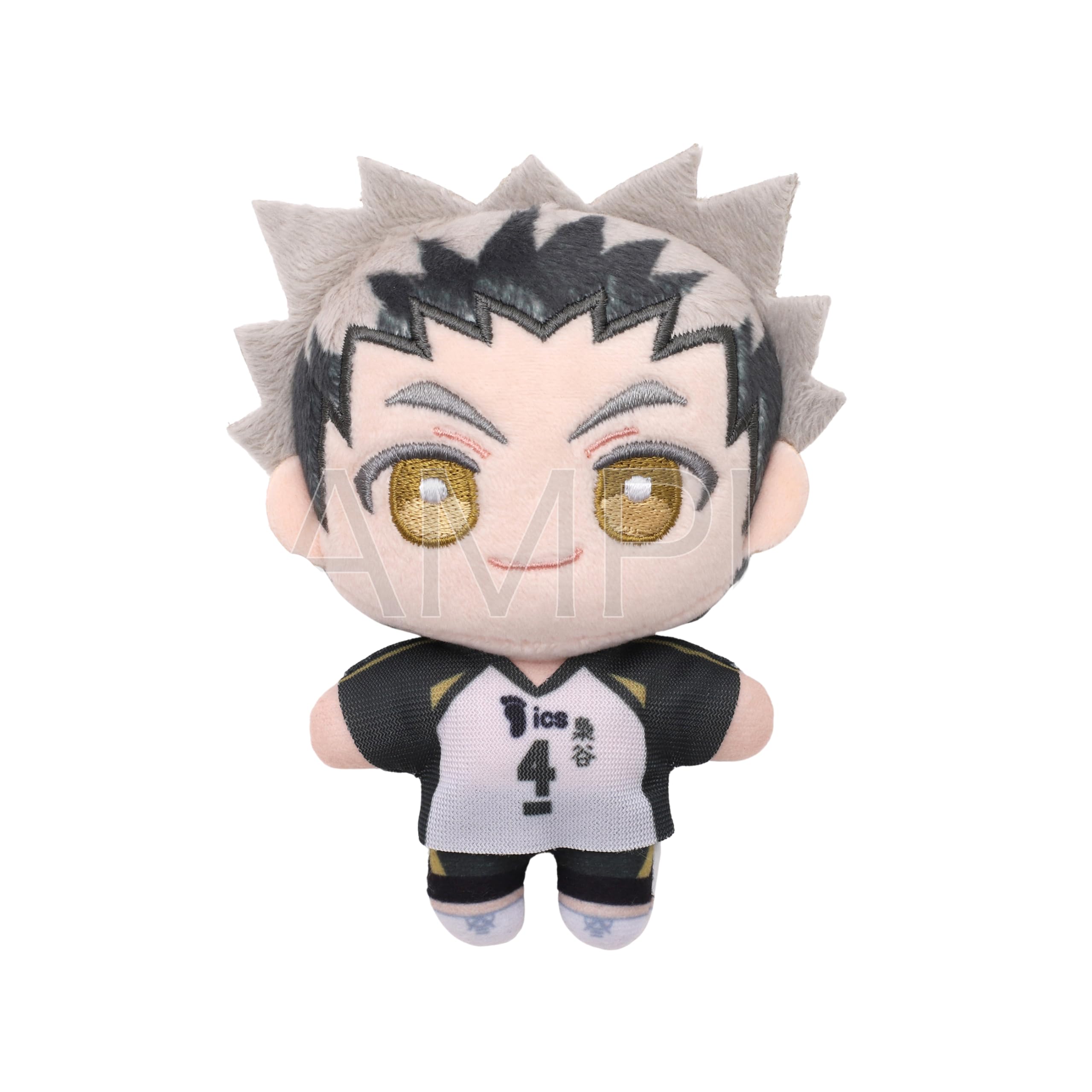 

Movic Haikyu!! [Anime Version] Kotaro Bokuto Nui Pal Plush Toy, Approx. 12cm, Polyester/Iron (with Ball Chain)