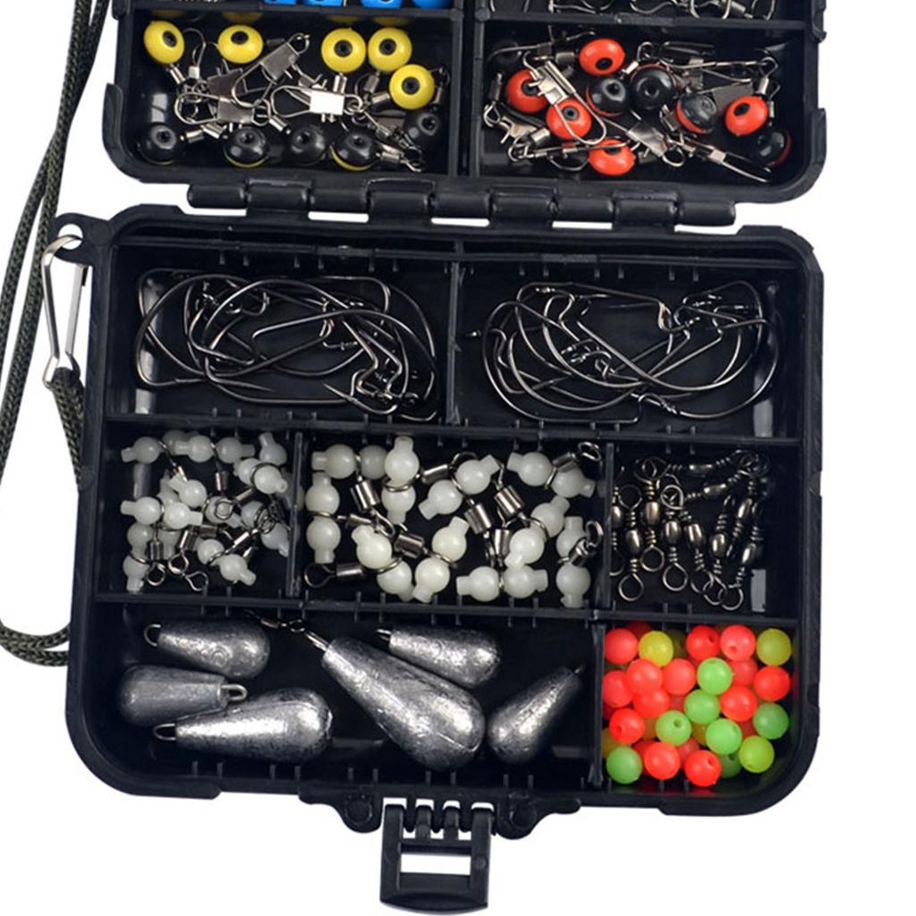 177PCS Fishing Accessories Kit Practical Convenient To Access Fishing Tackle Box for Outdoor